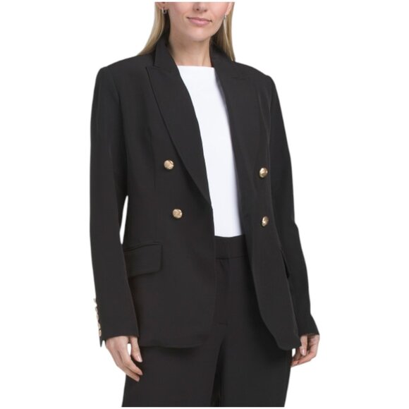 JASON WU Long Sleeve Double Breasted Ponte Blazer - Picture 1 of 2